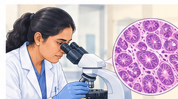 Illustration: biopsy and pathology