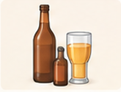 Illustration representing alcohol use