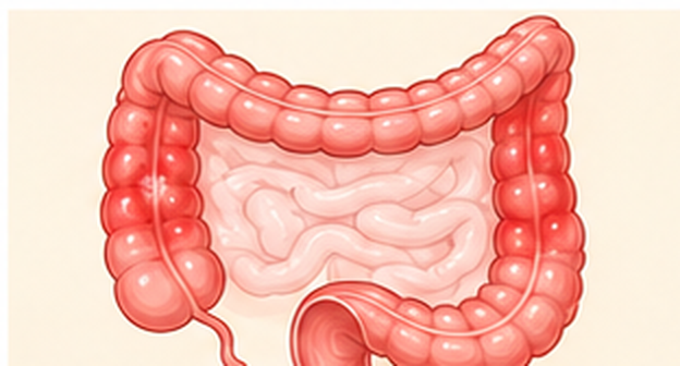 Illustration representing inflammatory bowel disease
