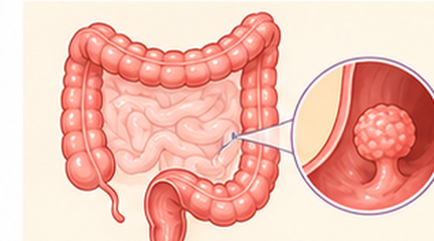 Illustration representing polyps