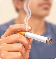 Medical illustration: smoking