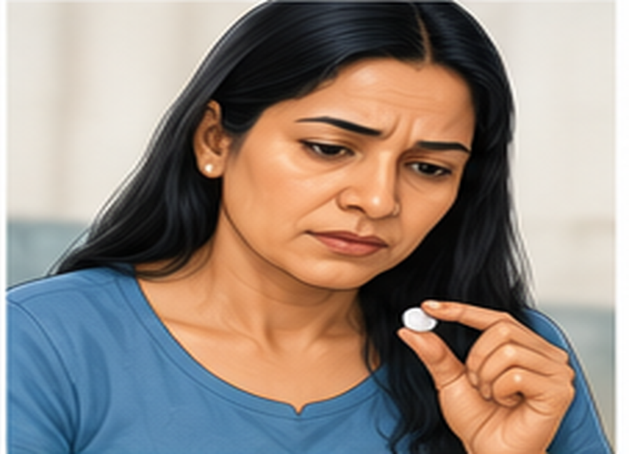 Illustration: unusual vaginal discharge