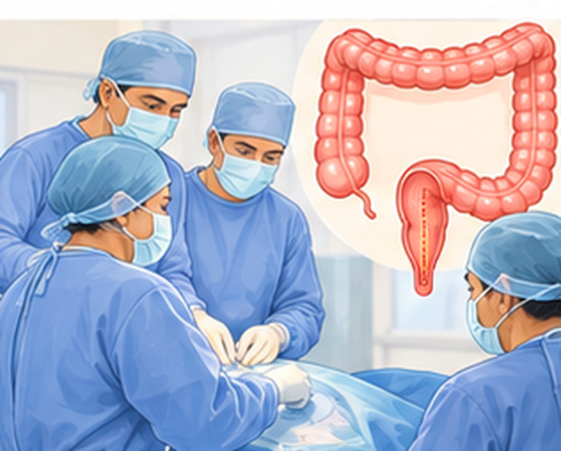 Illustration of surgery